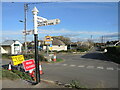 Signpost at Sand Road junction