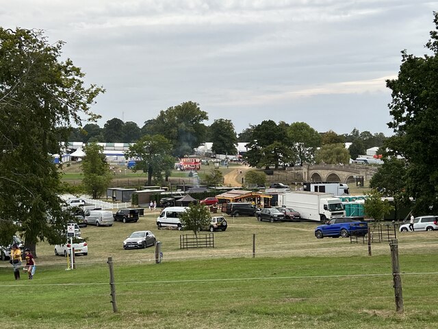 Burghley Park on horse trials weekend © Jonathan Hutchins cc-by-sa/2.0 ...