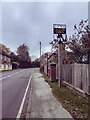 Village sign on A272 at Hadlow Down