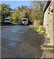 ST6593 : White vans, Rockhampton, South Gloucestershire by Jaggery