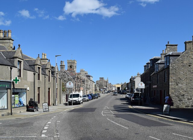 Seafield Street (the A98), Portsoy © Bill Harrison :: Geograph Britain ...