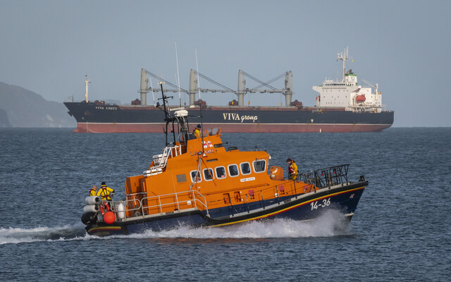 Donaghadee Lifeboat off Bangor