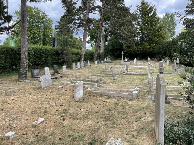 Trumpington churchyard extension © Mr Ignavy :: Geograph Britain and ...