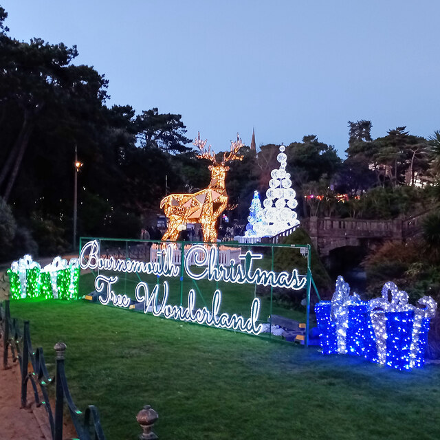 Christmas Lights in the Lower Gardens (1)