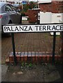 Palanza Terrace sign