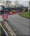 December 2022 roadworks, Barrack Hill, Newport