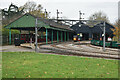 SU4417 : Station and engine shed, Eastleigh Lakeside Railway by David Martin