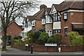 Houses at the corner of Cherbourg Road with Cranbury Road