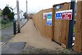 Resurfaced footpath