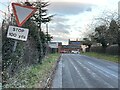 Approaching T-junction with the Nantwich Road