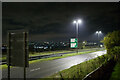 A690 at night, East Rainton