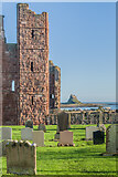 NU1241 : Lindisfarne Priory and Castle by Ian Capper