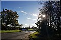 Road junction near Madresfield