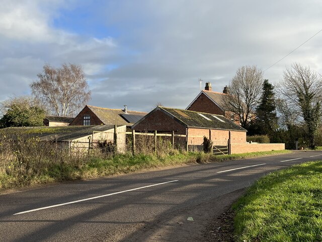 Farm buildings south of Northwood