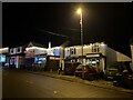 Christmas lights in Audley village