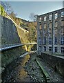 SJ9985 : Torr Vale Mills and The River Goyt at New Mills by Neil Theasby