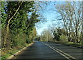 The B439 Eastbound at Bordon Wood