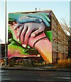 Hands mural, Garscube Road