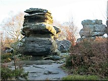 SE2065 : The Idol at Brimham Rocks by Gordon Hatton