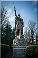 SO4838 : St. George Statue, Belmont Abbey by Brian Deegan
