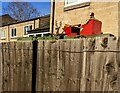 Father Christmas, sleigh and reindeer, Llanhilleth