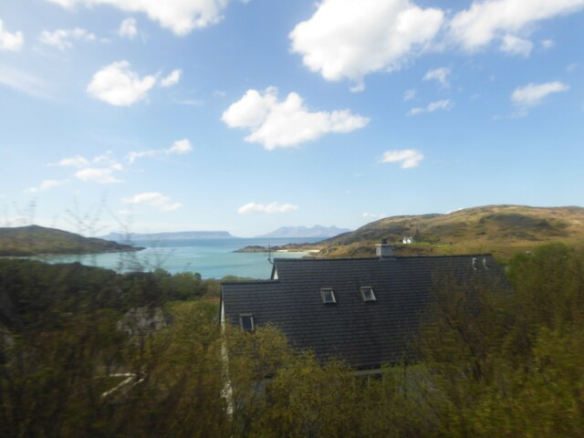 House next to the West Highland Railway at Morar