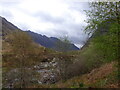 NN1256 : The River Coe at the western end of Glen Coe by Rod Allday
