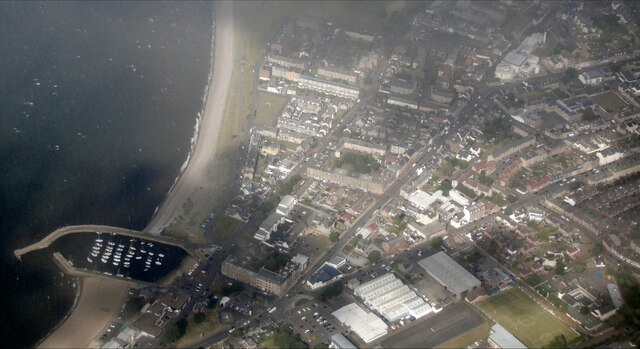 Musselburgh from the air