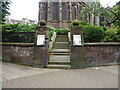 Gatepier and part of the churchyard boundary wall