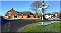 Road junction in Corby Hill