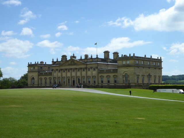 The north elevation of Harewood House