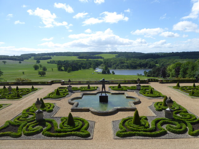 The terrace at Harewood House
