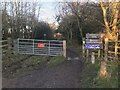 SK4669 : Stockley Trail entrance by David Lally