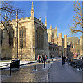 TL4458 : Tourists at Trinity in December by John Sutton