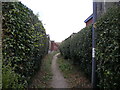 Public footpath off Marlpit Lane, Denstone