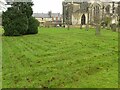 SE4048 : Turf maze in the churchyard, Church of St James, Wetherby by Alan Murray-Rust