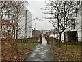 Entrance to student accommodation site