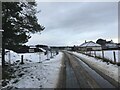 Minor road approaching Carrbridge