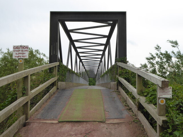 Footbridge over the River Ure at Aldwark