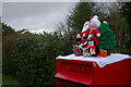 Christmas post-box topper, Linden Road, Aldeburgh