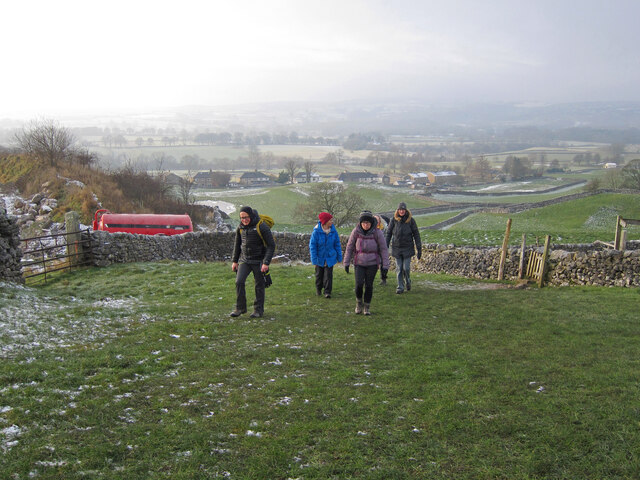 Walkers on the Dales Way