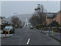 NT2440 : Snow shower in South Parks, Peebles by Jim Barton