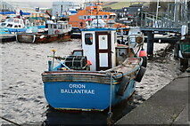 NX1898 : "Orion" at Girvan Harbour by Billy McCrorie