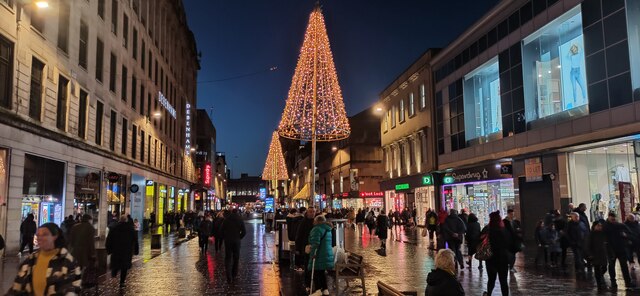 Argyle Street Christmas lights