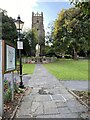 Grey Friars Tower and War Memorial