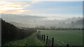 Public footpath NW of Much Wenlock