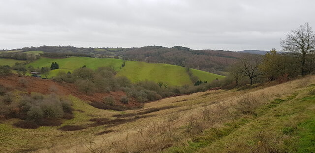 View across Shut Mill towards Romsley... © Paul Collins :: Geograph ...