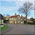 Balsham: cottages on West Wickham Road