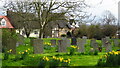 Churchyard & cottages at St Margaret