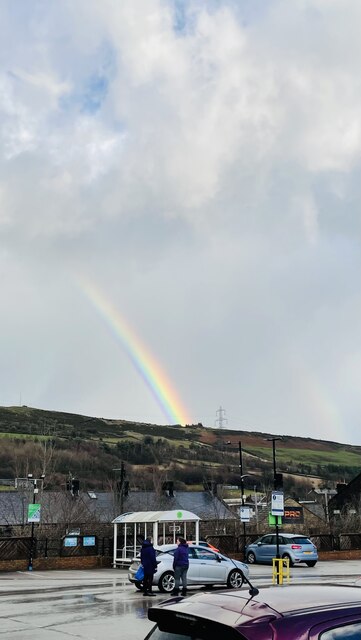 Rainbow over Stocksbridge 